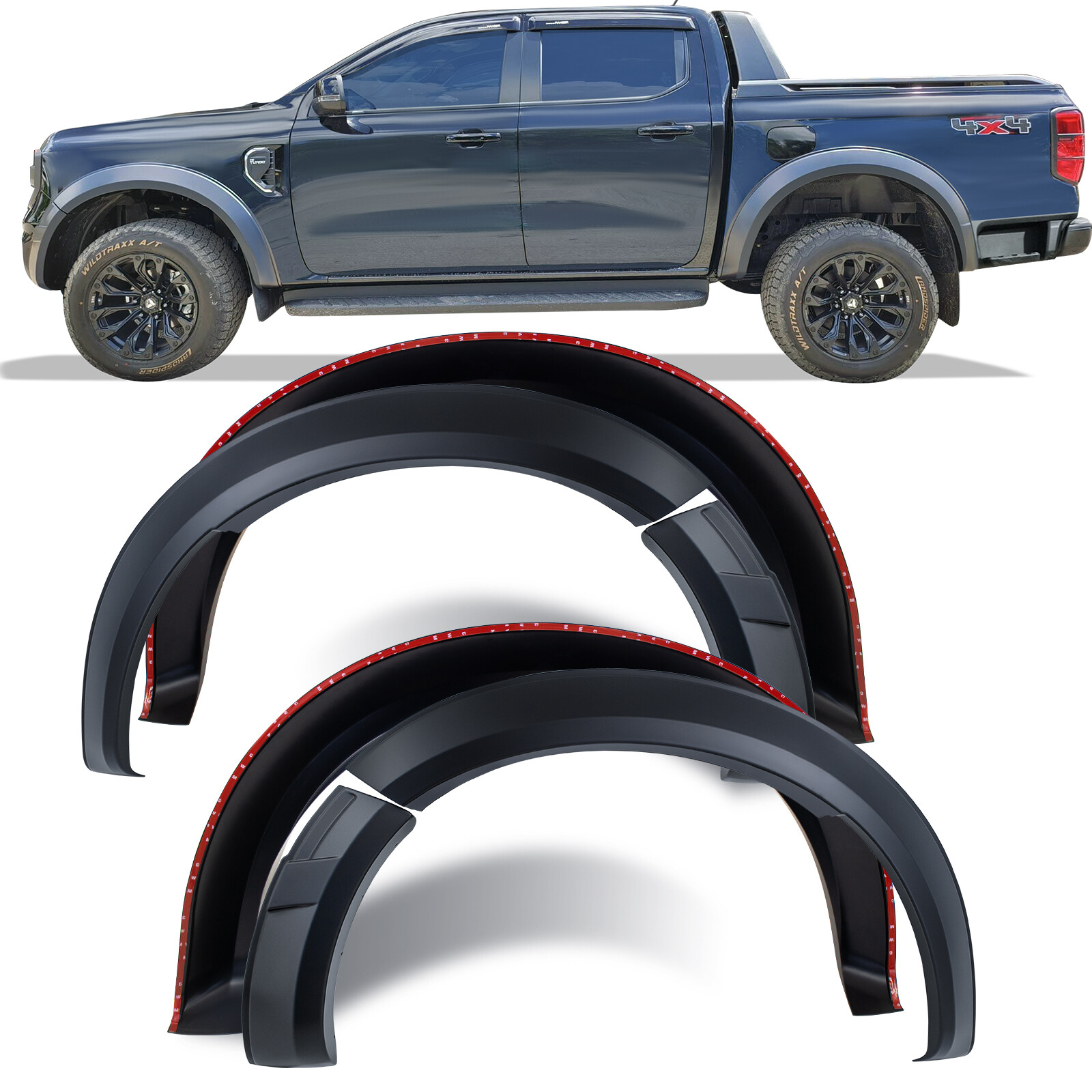 Guardabarros ensanchamiento paso rueda ford ranger 2023-2024 t9 xl xlt