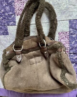 Tosca Blu Shearling Handbag