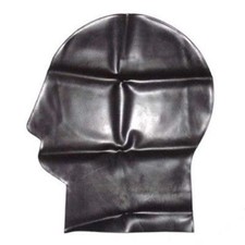 SUPER SALE Latex All Over Face Mask - Rubber Hood Fetishwear - BLACK or RED 109