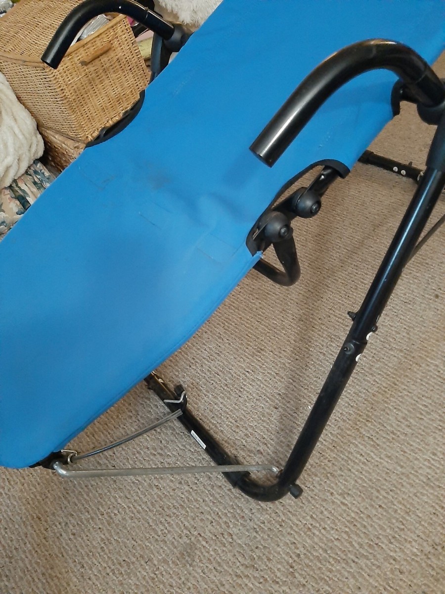 AB Lounge Sport Abdominal Workout Fitness Exercise Blue Lounger