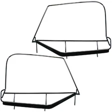 1997-2006 Wrangler Soft Top Steel Upper Door Frames Driver & Passenger Pair