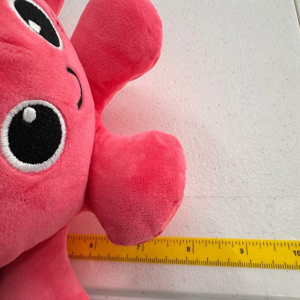 Розовый плюшевый осьминог игрушка Golden Crown гудок колеса основание музыкальный спиннинг взаимодействие - Изображение 2 из 4