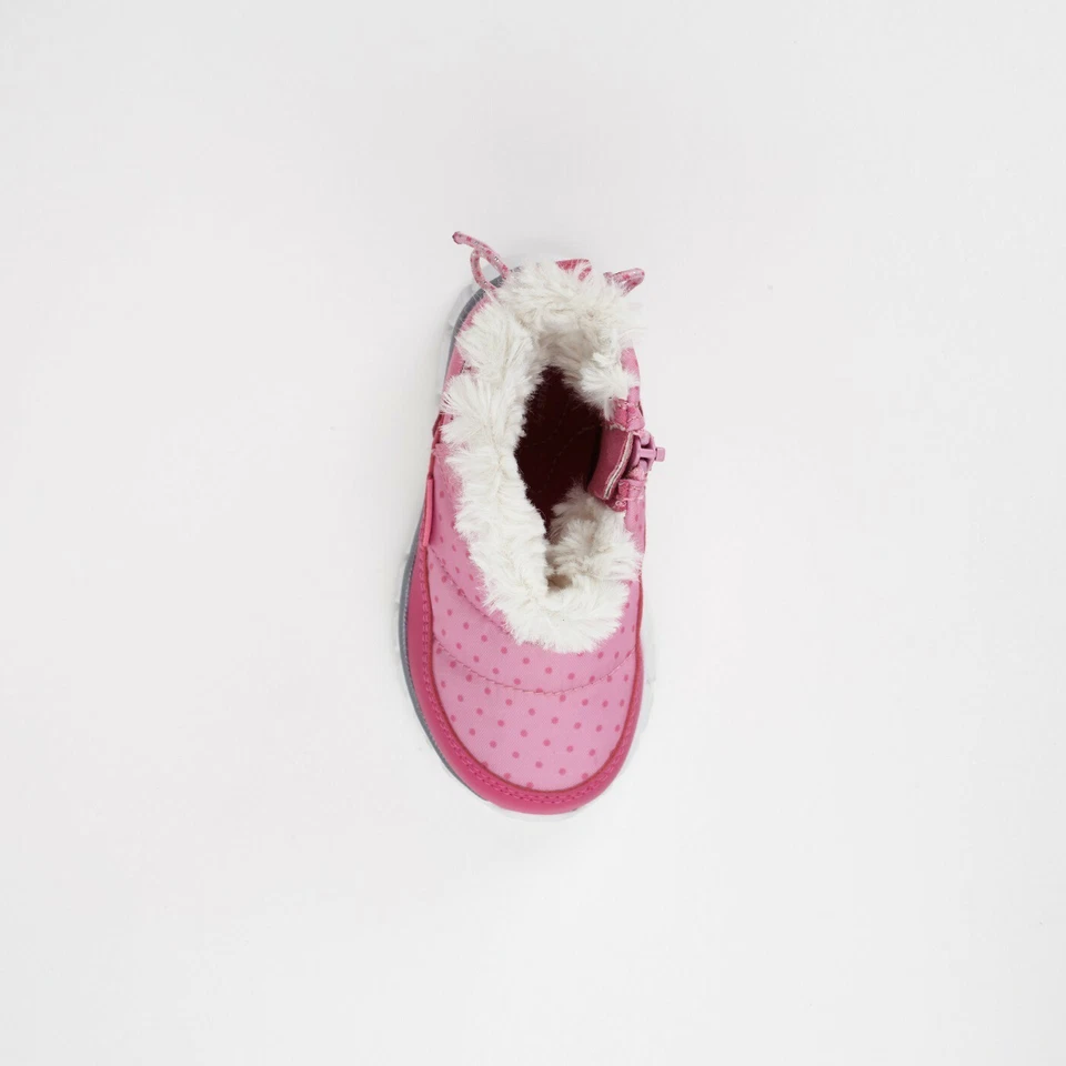 Bota Infantil Meninas Surprize por Stride Rite Renza Moda Inverno Rosa Bolinhas 6 - Imagem 3 de 4