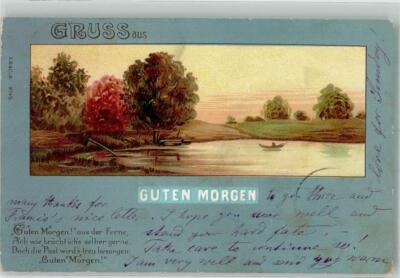 39802588 - Guten Morgen Landschaft Gruss aus E.B.C.i.B. Nr.9145 Poesie 1903