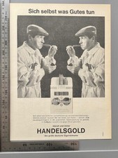 Handelsgold Zigarren Original 1967 Vintage Advert Werbung Reklame