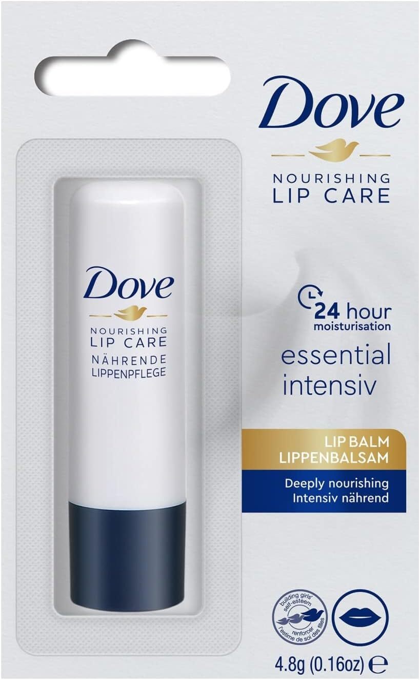 Dove Nourishing Lipcare Moisture Therapy Intensive Lip Balm Treatment - 2 x Pack