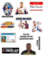 Talladega Nights Sticker Pack