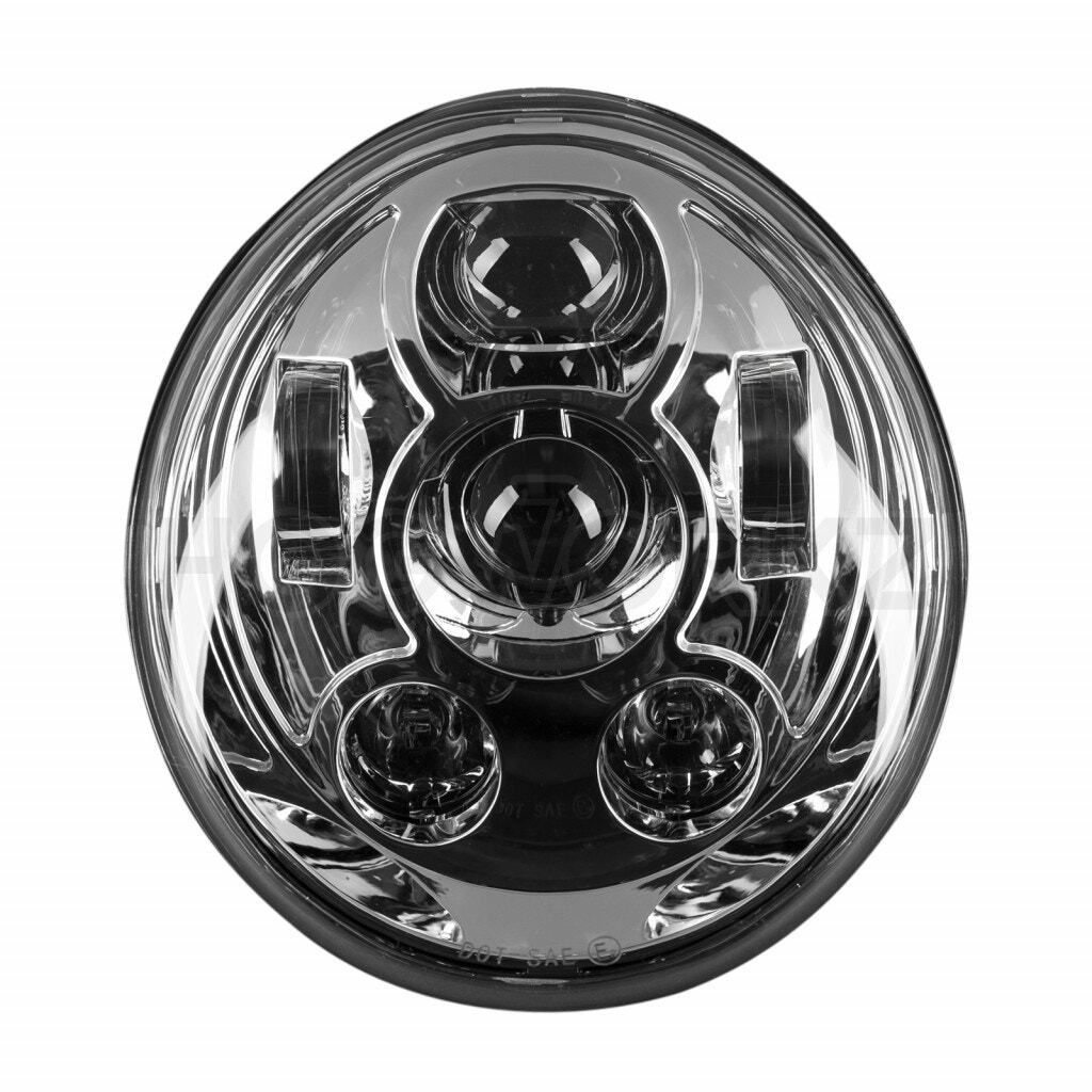 2002-2017 Hogworkz Chrome V-Rod Replacement LED Headlight