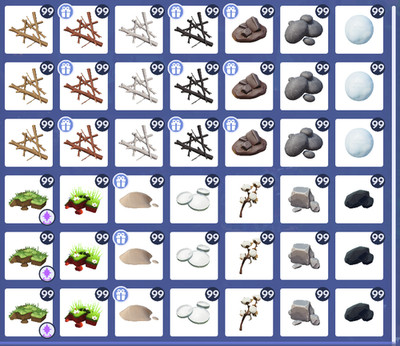 Disney Dreamlight Valley In Game Items Base Game Materials Bundle x42 Stacks