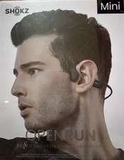 SHOKZ OpenRun MINI Wireless Bluetooth Bone-Conduction Sport Headphones - Black