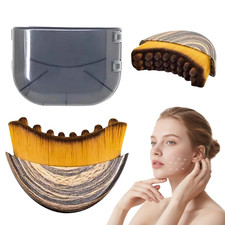 Lymphatic Contour Face Brush,Contour Face Brush for Lymphatic Drainage,Dry Lymph