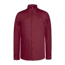 Image of Kariban Mens Long Sleeve Mandarin Collar Shirt PC2540