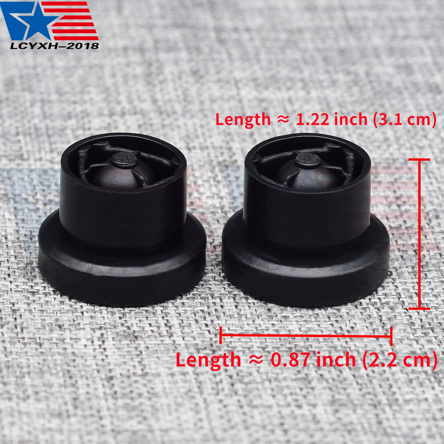 2pcs Engine Cover Mounting Rubber Grommet for 14-2021 Jeep Dodge Chrysler Ram US