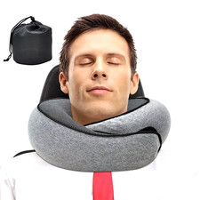 Memory Foam U-Shaped Travel Pillow Neck Support Head Rest Car Plane Soft Cushion