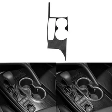 Real Carbon Fiber Center Console Gear Shift Panel Cover For Toyota Camry 2018-24