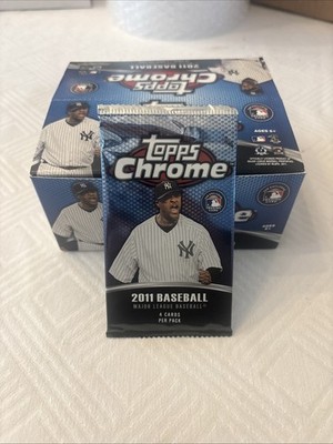 2011 Topps Chrome baseball pack