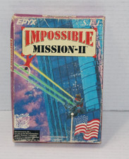 Impossible Mission II Nintendo NES Box And Manual No Game