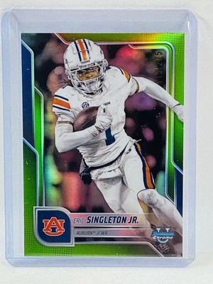2025 Bowman Chrome University  Eric Singleton Jr. Lime Green #113/275