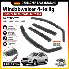 4x Windabweiser Regenabweiser für Mercedes M-Klasse W164 2005-2011 ML320 ML350 4x Windabweiser Regenabweiser für Mercedes M-Klasse W164 2005-2011 ML320 ML350