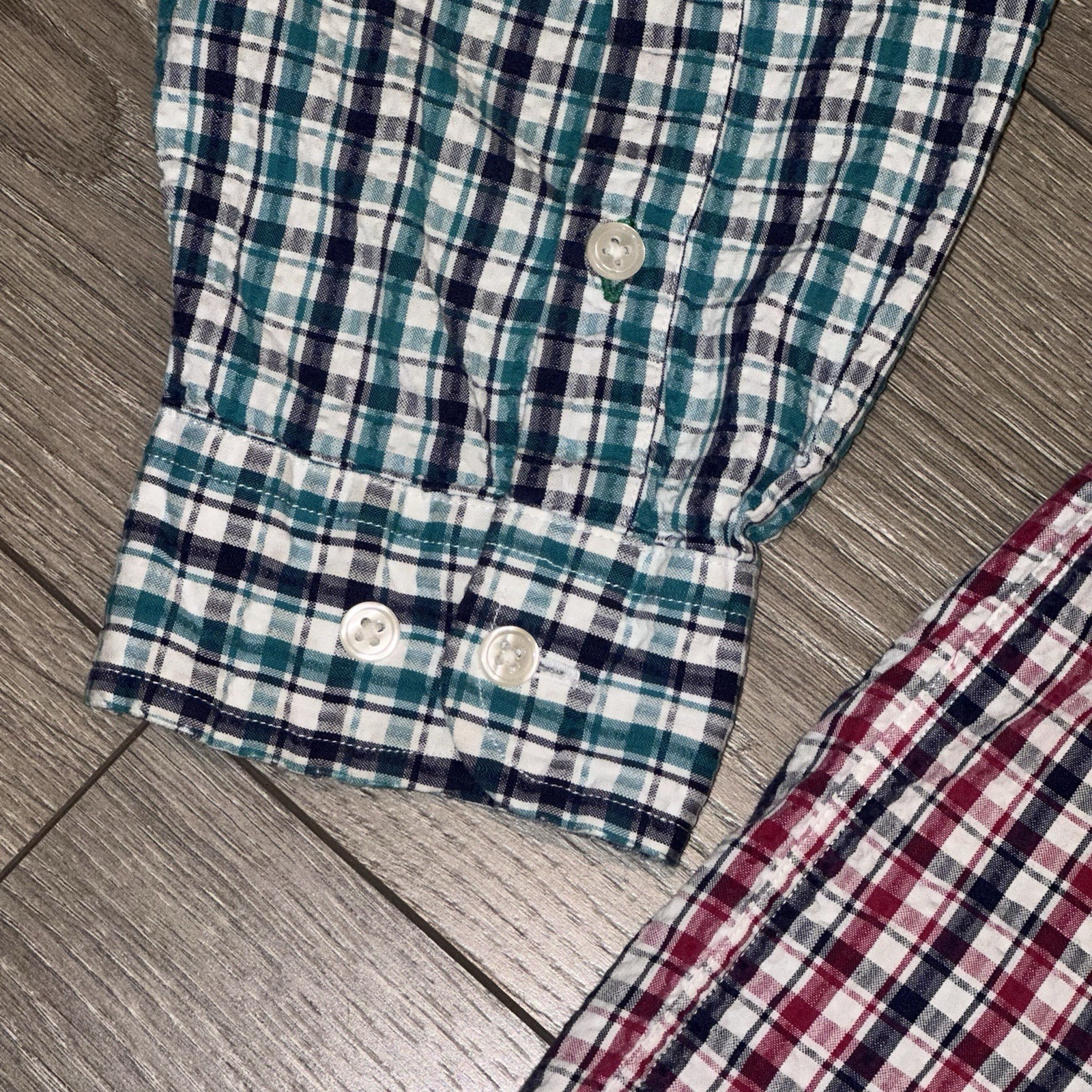 Tommy Hilfiger Patchwork Plaid Button-Down Shirt … - image 5