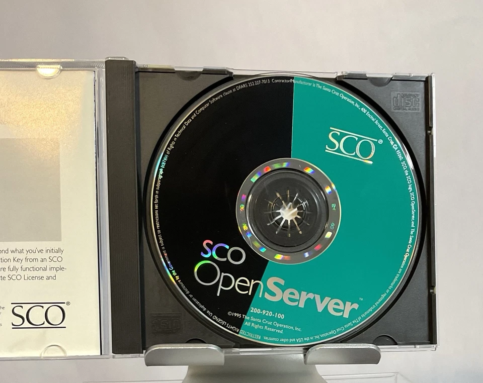 SCO Open server CD - Image 3 of 4