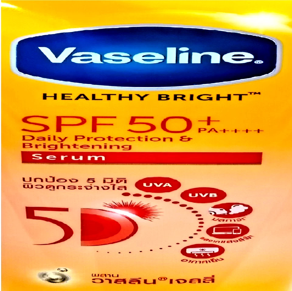 Vaseline Healthy Bright Daily Protection & Brightening Serum SPF 50 PA++++ 300ml - Image 2 of 4