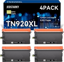 TN920XL Toner 4 Pack for Brother HL L5210DW L6210DW L6310DW MFC L6810DW
