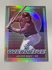 2021 Panini Chronicles Baseball Overdrive Holo - Javier Baez - Chicago Cubs