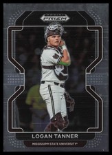 2022 Panini Prizm Draft Picks #PDP55 Logan Tanner Mississippi State Bulldogs