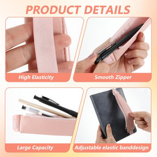 Elastic Pen Holder for Notebook, 2 Pcs Notebook Pen Holder Adjustable Pen Sle...