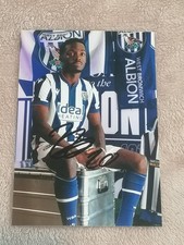 WBA. WEST BROM. WEST BROMWICH ALBION. HAND SIGNED PHOTO 6X4. RABBY NZINGOULA.
