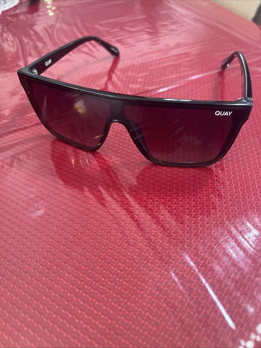 QUAY Australia Nightfall 1212 SUNGLASSES - Flat Top Shield  display picture 2
