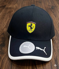 Ferrari Formula 1 Black Adjustable Cap Embroidered Logo Racing Hat New 2026   