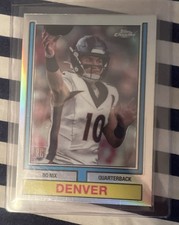 2024 Topps Chrome - 1974 Topps Football Bo Nix #74TF-4 Refractor (RC)