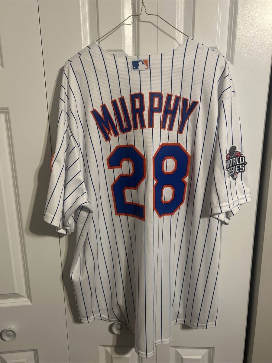 柏田　メッツ　シャツ　Mets KASHIWADA 18 M アメリカ製　巨人 VTG Matt Harvey New York Mets 2015 World Series MLB Pinstripe