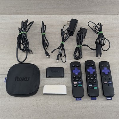Roku Streaming Player Lot Ultra 4800X Express 3930X Premiere 3920X Remotes Chord