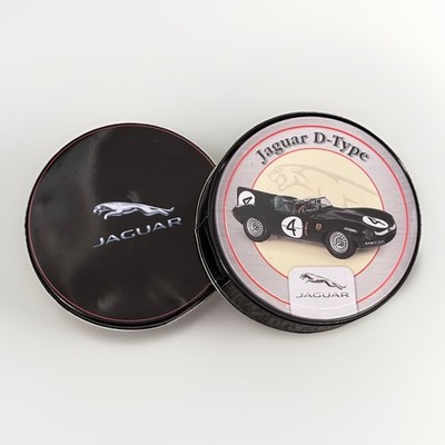 Jaguar Classic Cars Untersetzer Set x6 in Blech Atlas Editions E-Type XJ XK D-Type MK2