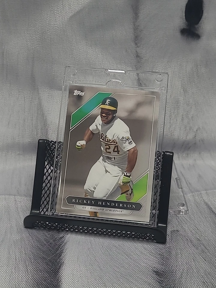 2021 Topps X Derek Jeter #15 Rickey Henderson  Oakland Athletics - Image 2 of 3