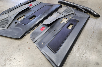 86-89 Nissan Z31 300ZX Door Cards Panels Left & Right Pair With