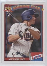 2021 Topps Archives 1991 Topps Bazooka Shining Stars Alex Kirilloff #91BZ-6 4z8
