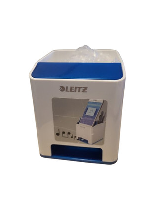 Stiftehalter/Handyhalter Leitz blau/weiß