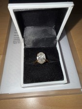 IGI Certified Lab Grown 3.67ct Diamond Engagement Ring - Size I 18ct gold band