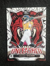 2024 Panini Donruss Jacob Wilson Unleashed #4 RC Oakland Athletics