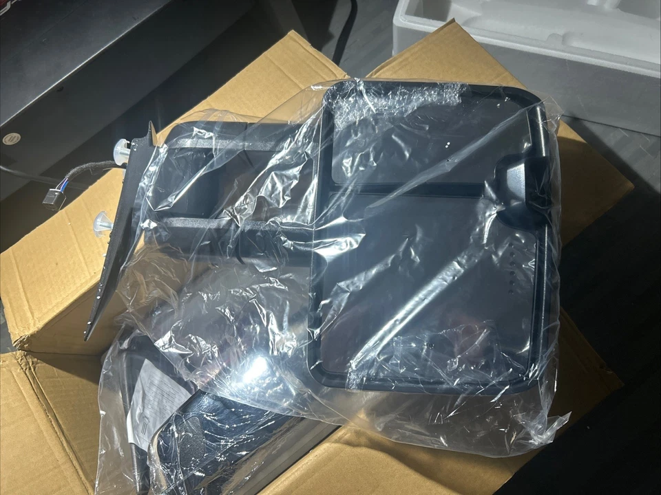 Espejos retrovisores de remolque eléctricos térmicos para Chevy Silverado 1500 2500 LH RH cromados 1999 2000 Foto 4 de 4