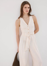 NWT mango Halter-neck dress with bow