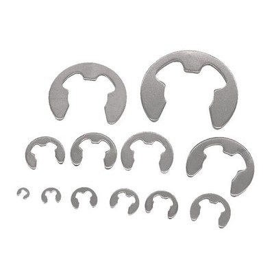 Haltering Sortiment Satz Sicherungsringe  E-Clip C-Clips Sortiment Sprengringe