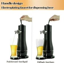 Draft Beer Dispenser, Beer Foam Maker, Beer Draft System for Canned and Bottled,