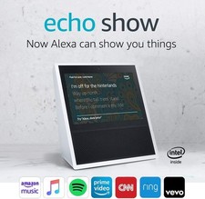 Amazon Echo Show Smart Speaker with Alexa - W...