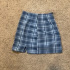Brandy Melville Plaid Mini Skirt Green Red Blue Vintage Style — photo 2