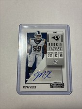 Micah Rookie Ticket Auto Panini Contenders Football 2018 ￼